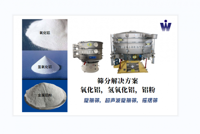 氧化鋁、氫氧化鋁、金屬鋁粉篩分案例